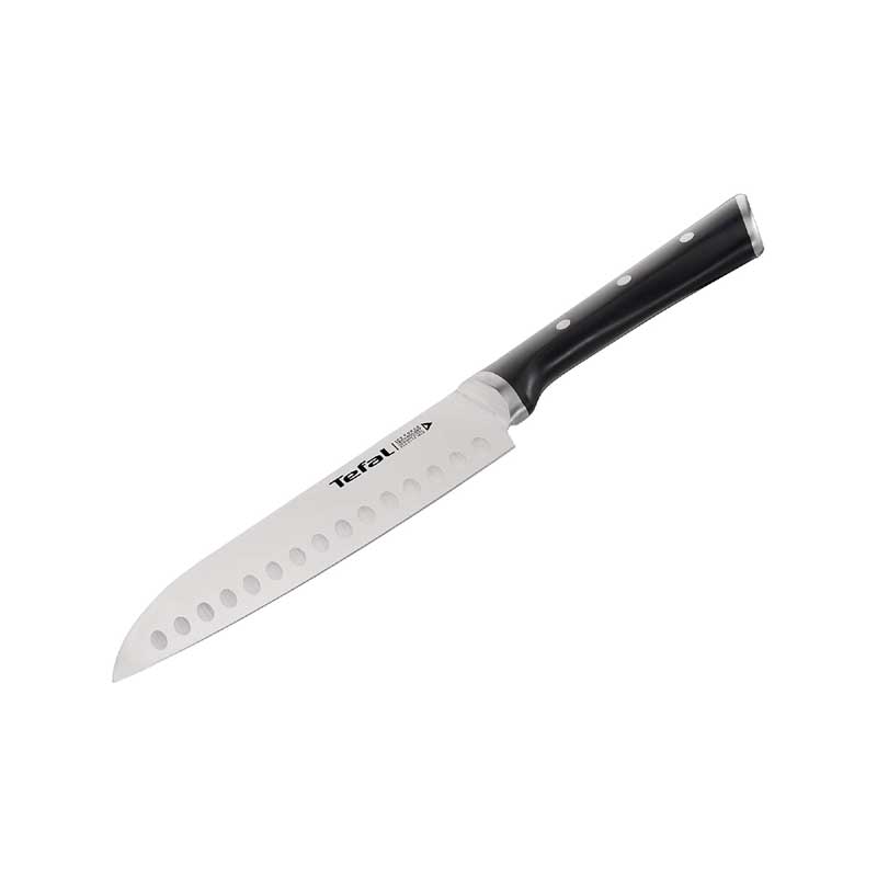 Tefal Ice Force Stainless Steel Santoku Knife – 18cm, K2320614